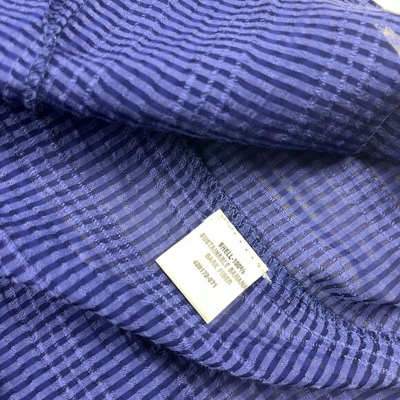 Anthropologie Conditions Apply Dress Small Blue Peasant Boho Tassel Sleeve Tunic - Picture 9 of 13